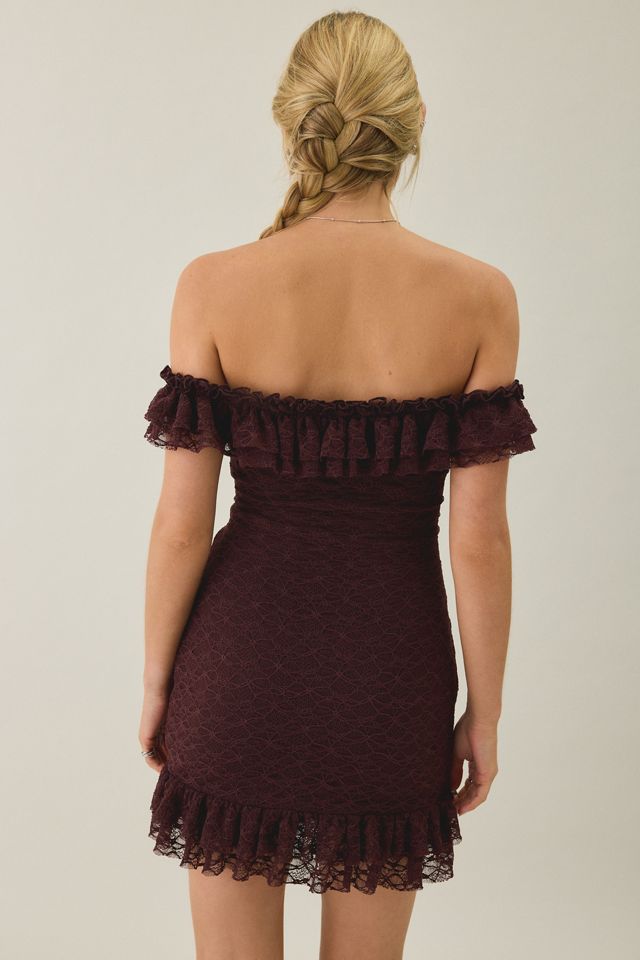 Kimchi Blue Feels Right Lace Mini Dress #4