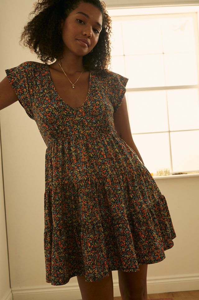julia floral mini dress Julia Jordan Printed Mini Dress