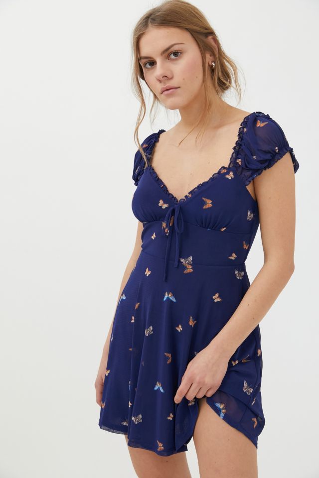 Urban outfitters navy clearance dress