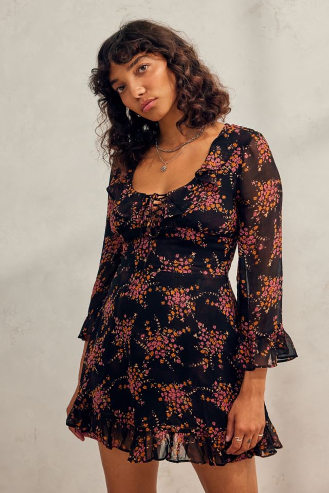 Urban outfitters floral clearance dress