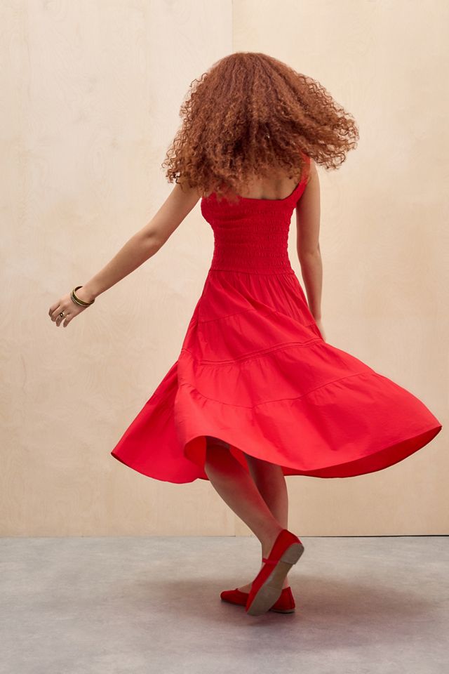 Kimchi Blue Marlowe Shirred Midi Dress #1