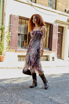 Robe midi Rachel Godet en taille: XS - Kimchi Blue - Modalova