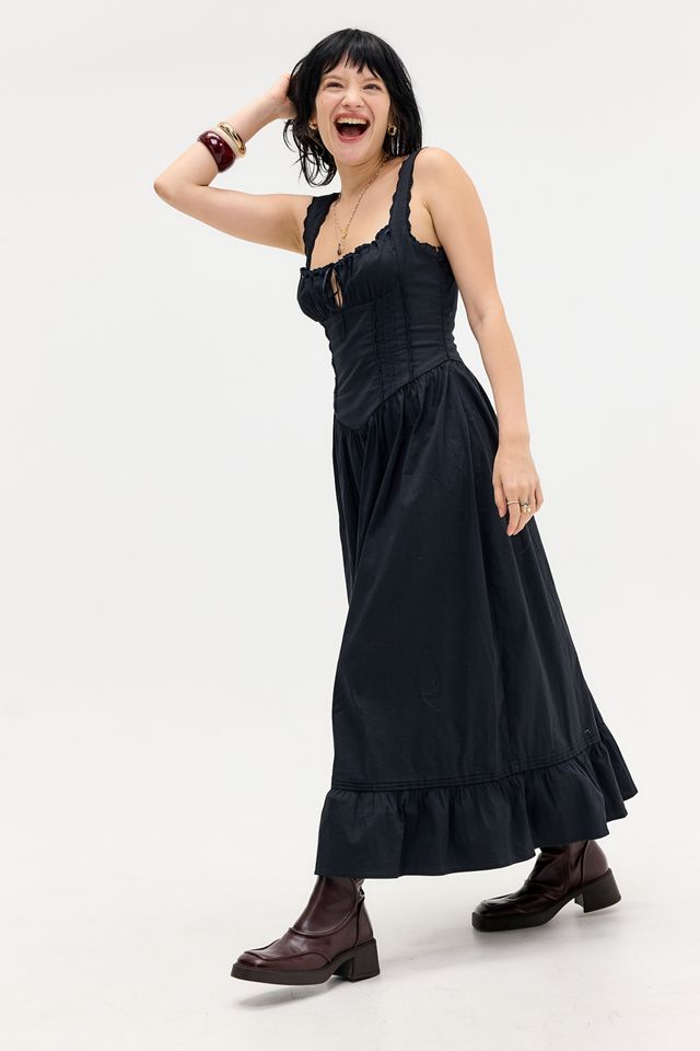 Kimchi Blue Gabriette Drop Waist Prairie Maxi Dress #2