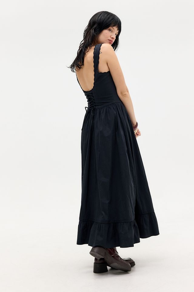 Kimchi Blue Gabriette Drop Waist Prairie Maxi Dress #3