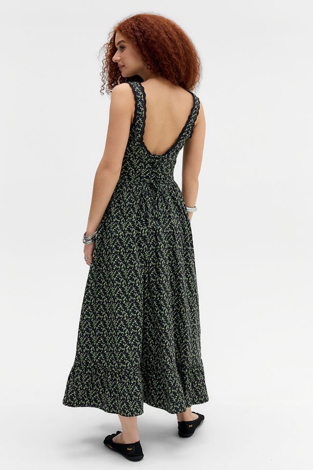 Kimchi Blue Gabriette Maxikleid mit tief sitzender Taille im Prairie-Stil #3