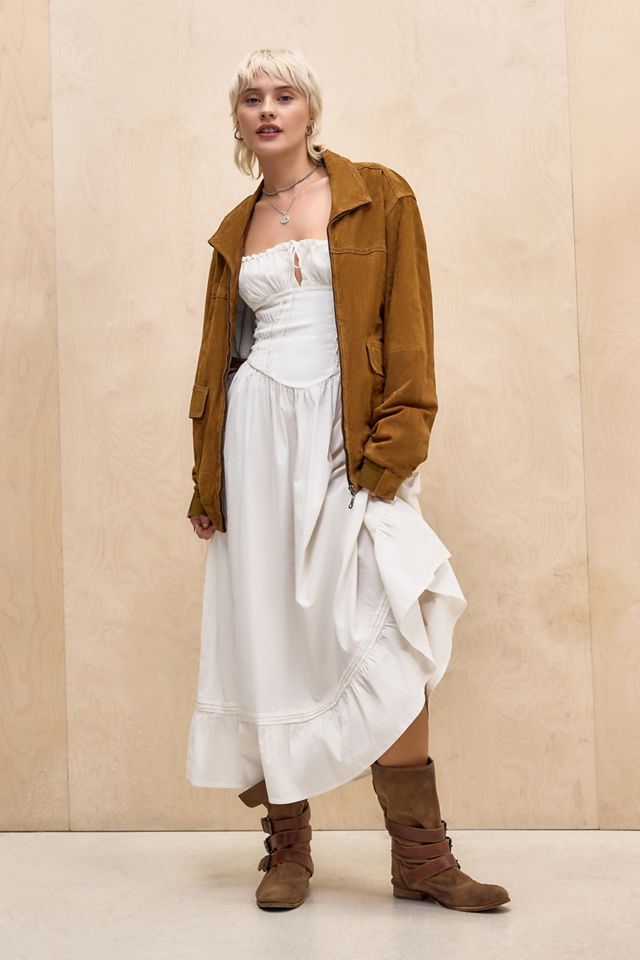 Kimchi Blue Vestito Lungo Gabriette con Vita Bassa #1