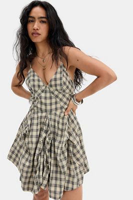 Mini-robe froncée UO Darcie