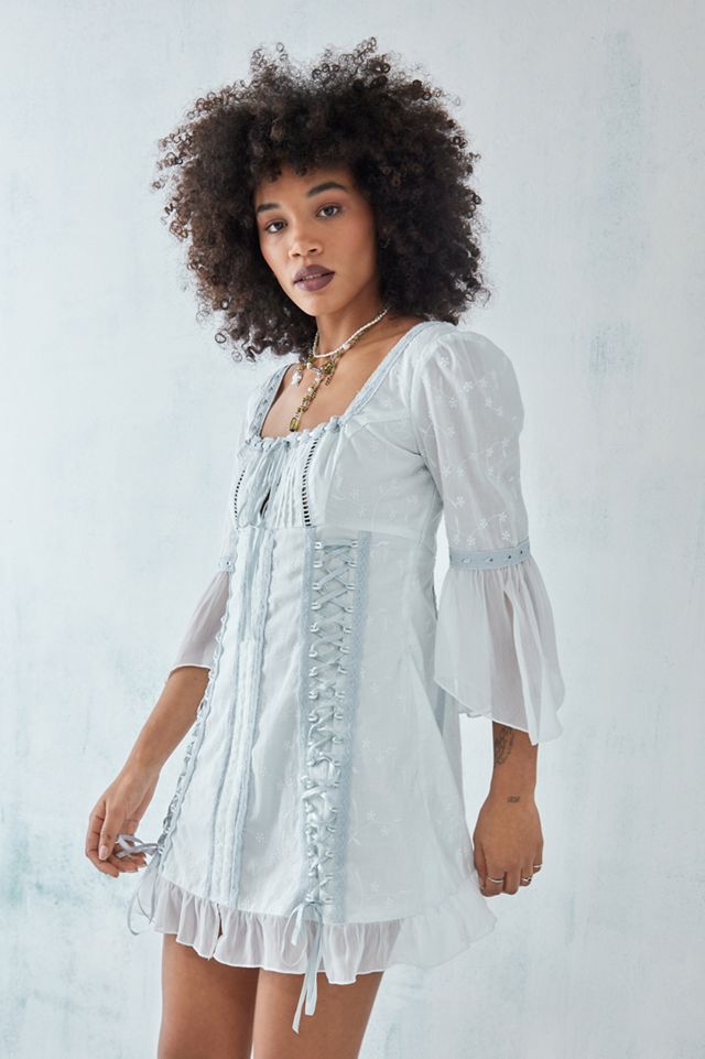 Robe Mini Lattice Arielle UO #2