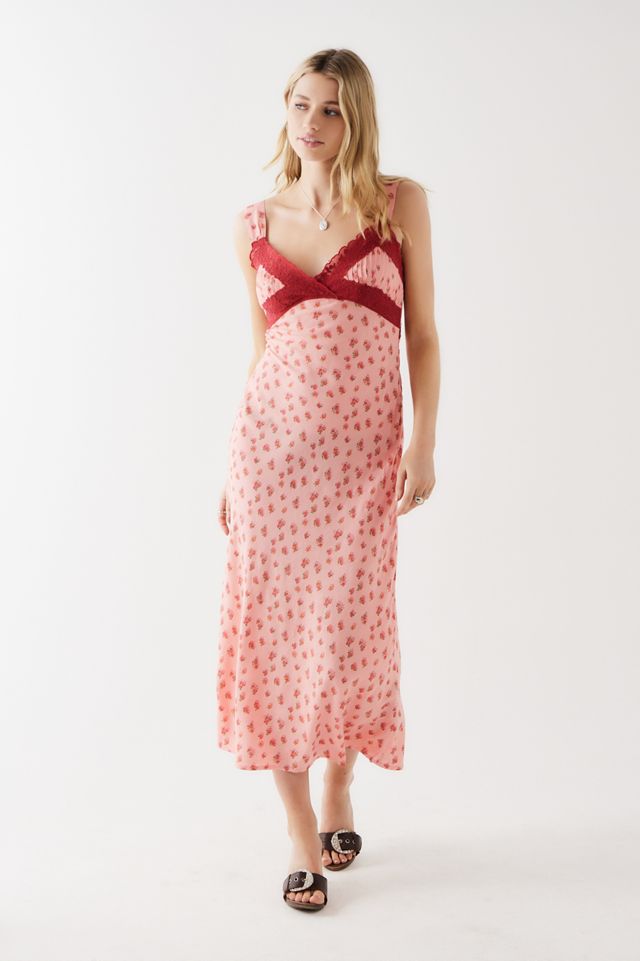 Light Before Dark Bex Floral Maxi Slip Dress #1