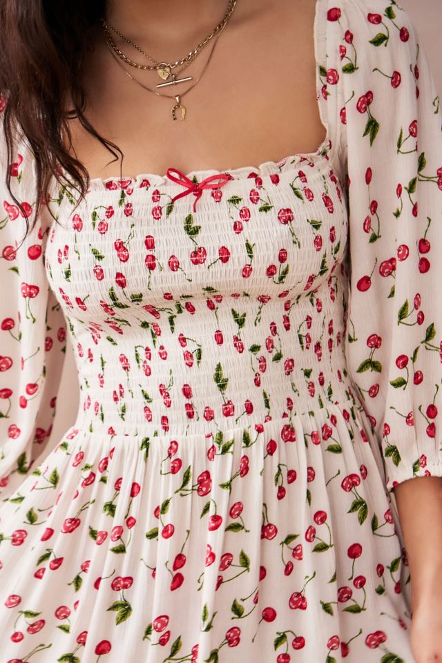 Cherry dress urban outfitters best sale