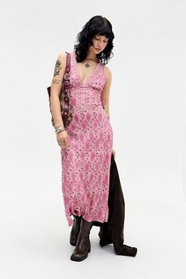 Vestido Midi con Ribete de Encaje Dua Light Before Dark