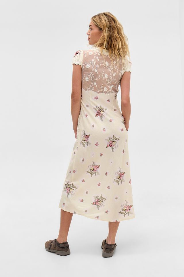 Vestito midi Elodie giallo Light Before Dark #3