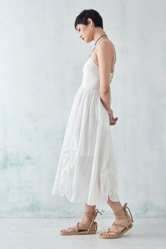 Urban outfitters 2025 white maxi dress