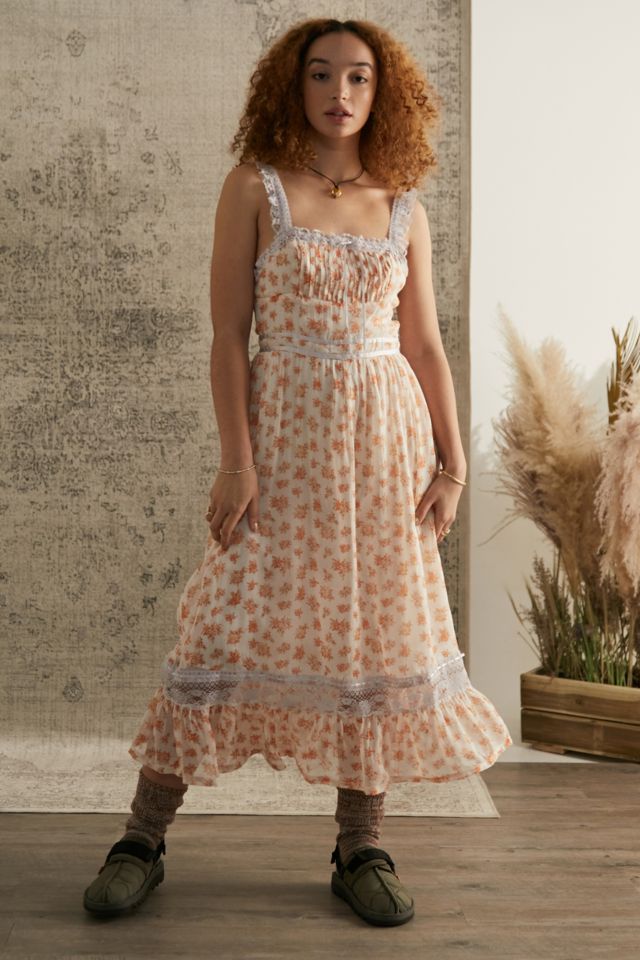 UO Dallas Prairie Maxi Dress