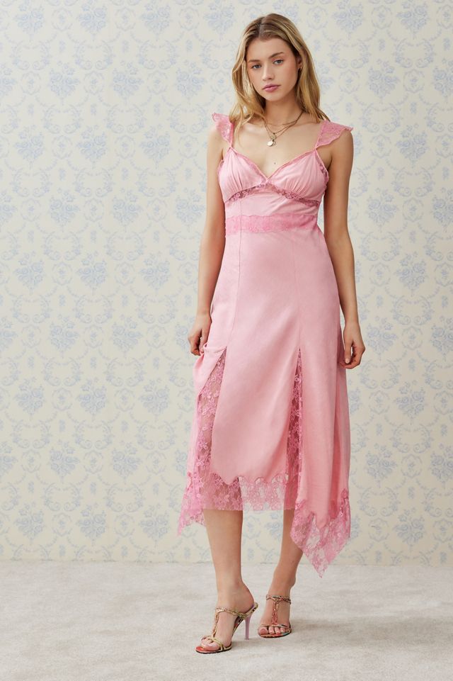 Light Before Dark Keziah Lace Slip Dress #6