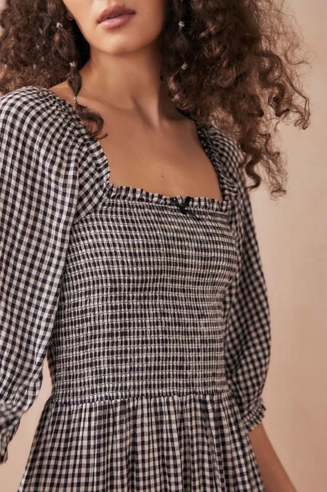 Kimchi Blue Lucia Gingham Midi Dress #1