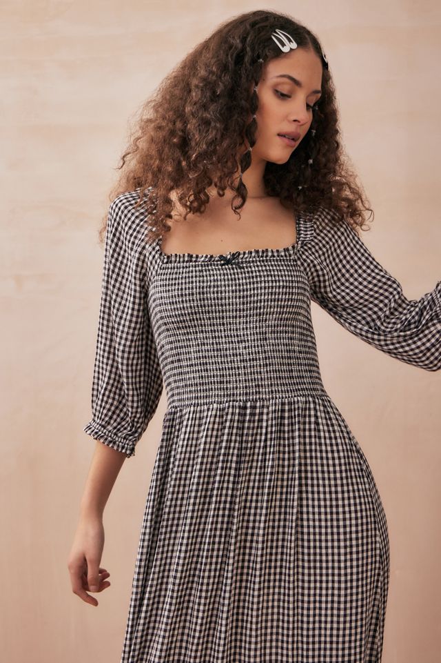 Kimchi Blue Lucia Gingham Midi Dress #3