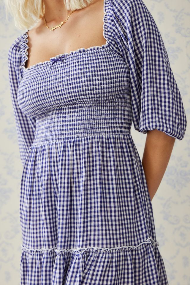Kimchi Blue Lucia Kariertes Minikleid #1