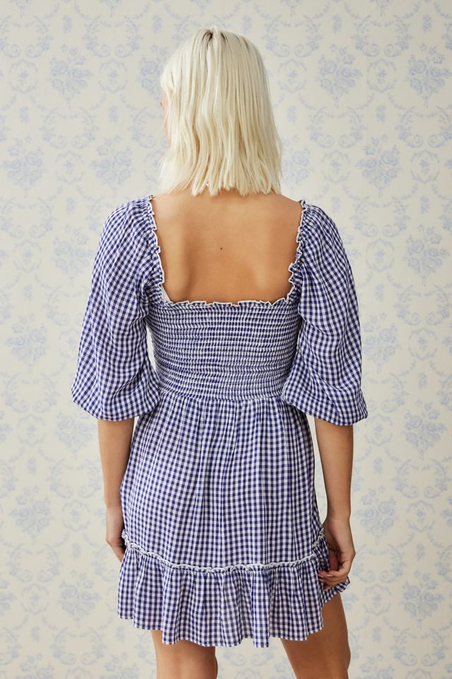 Kimchi Blue Lucia Kariertes Minikleid #3