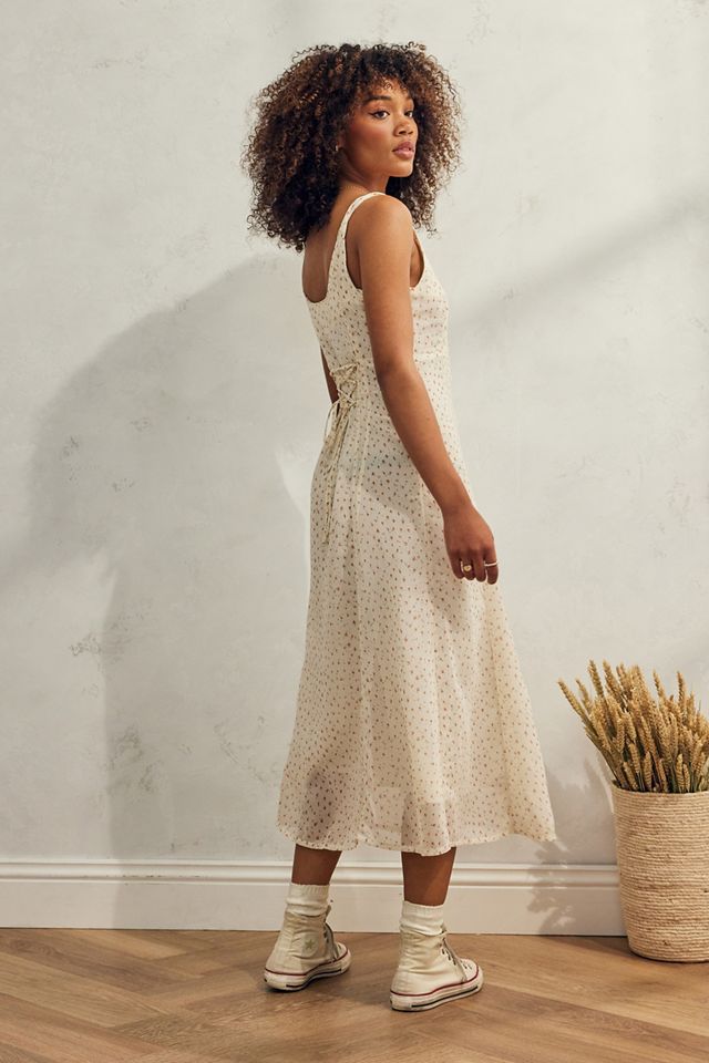 UO Indie Button-Down Midi Dress #1