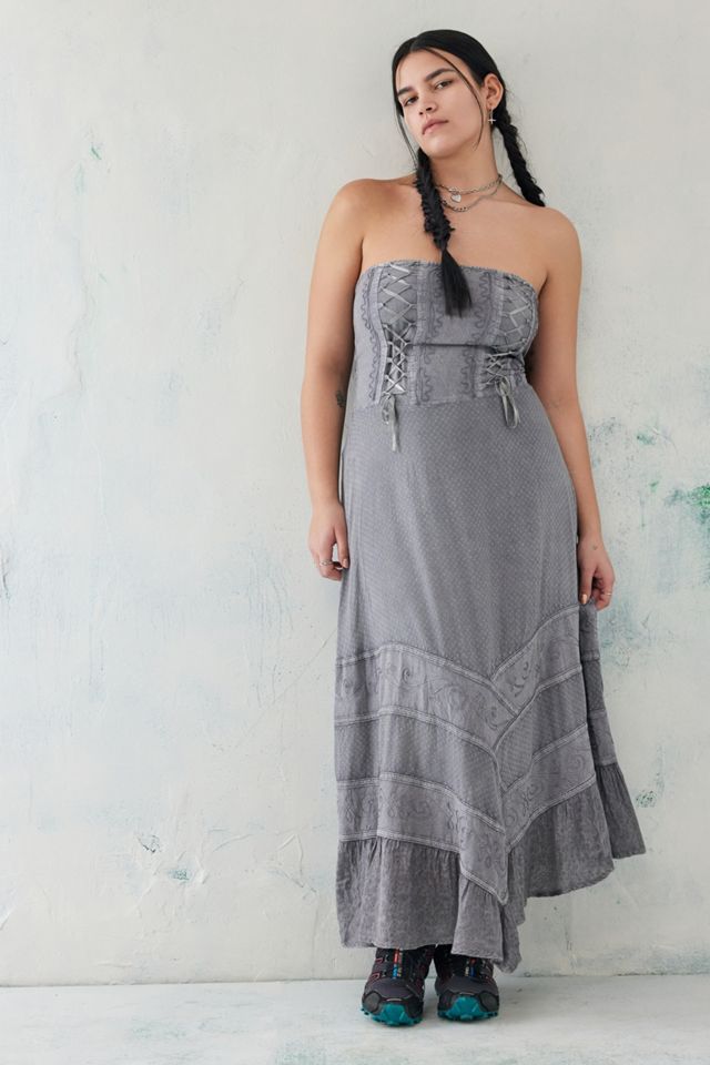 Vestito Midi a Corsetto Ricamato UO Madelyn #4