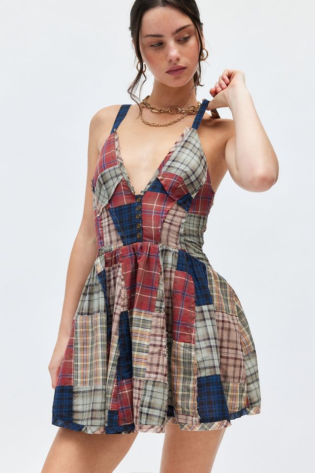 BDG Bryn Fit & Flare Mini Dress | Urban Outfitters UK