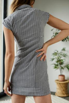 uo stella bodycon shirt dress