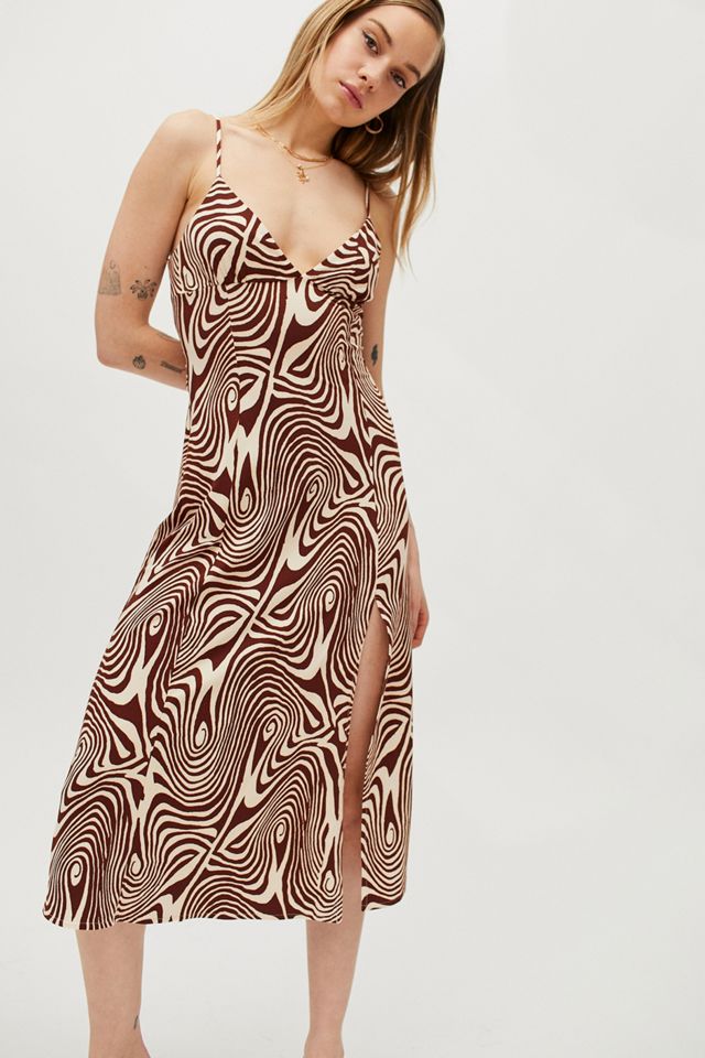 UO Ashley Swirl Print Midi Dress #4