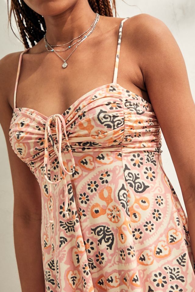 UO Dasha Pink Paisley Mini Dress #2