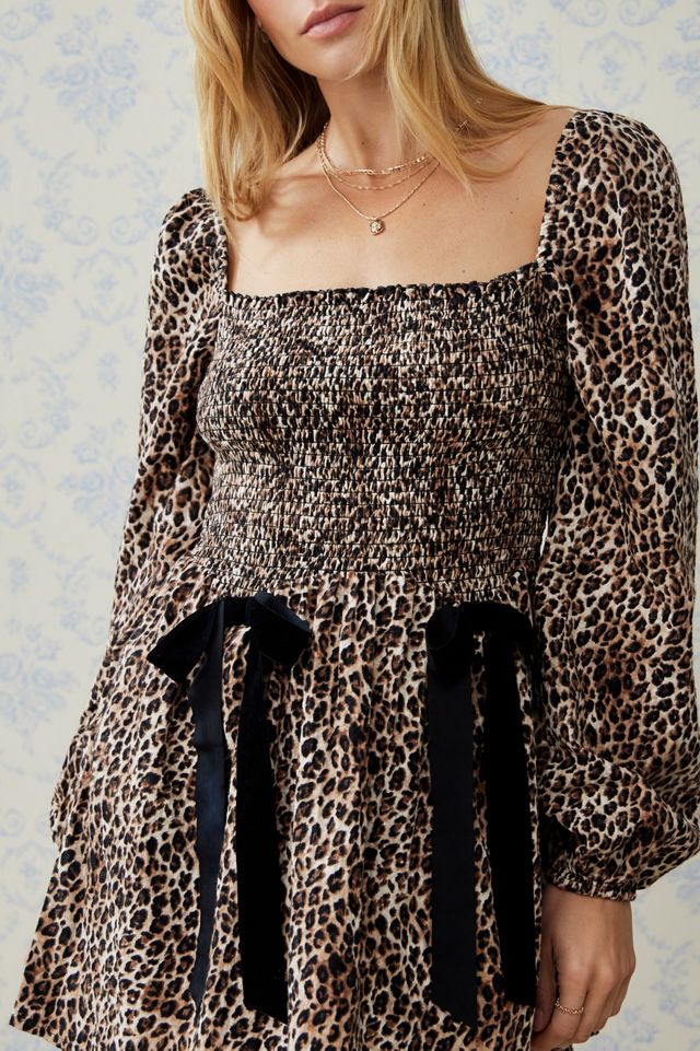 Kimchi Blue Winona Leopard Print Mini Dress #2