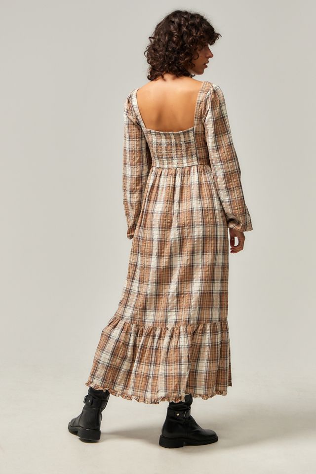 Kimchi Blue Wanda Check Midi Dress #3