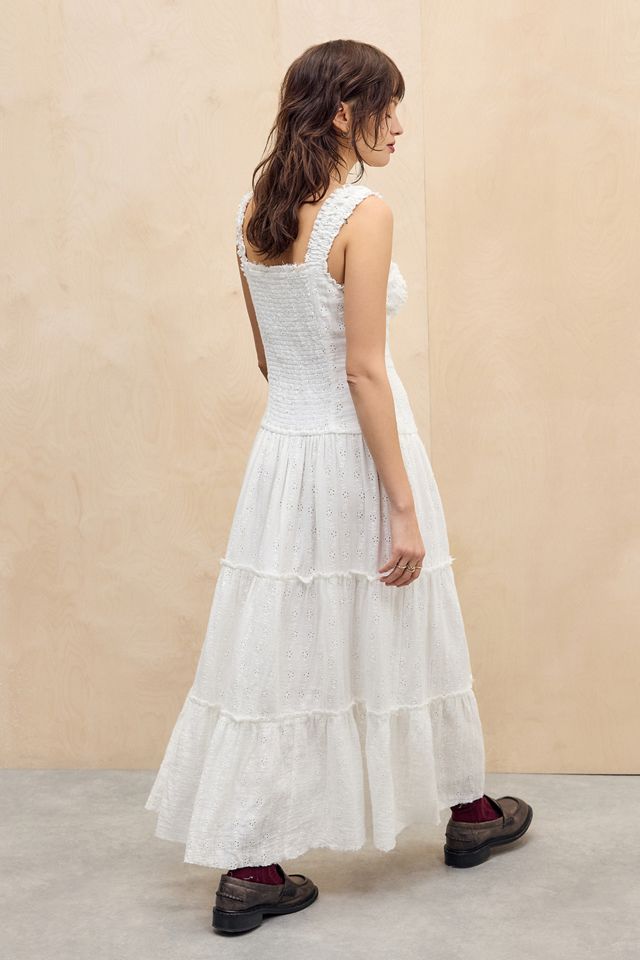 Vestido Maxi Bordado Zafiro Kimchi Blue #2
