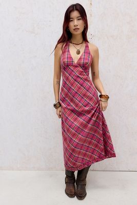 Robe mi-longue à col halter BDG Rita