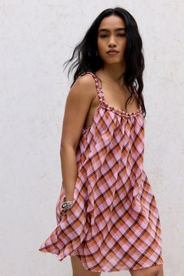 Minivestido de Cuadros Madras BDG