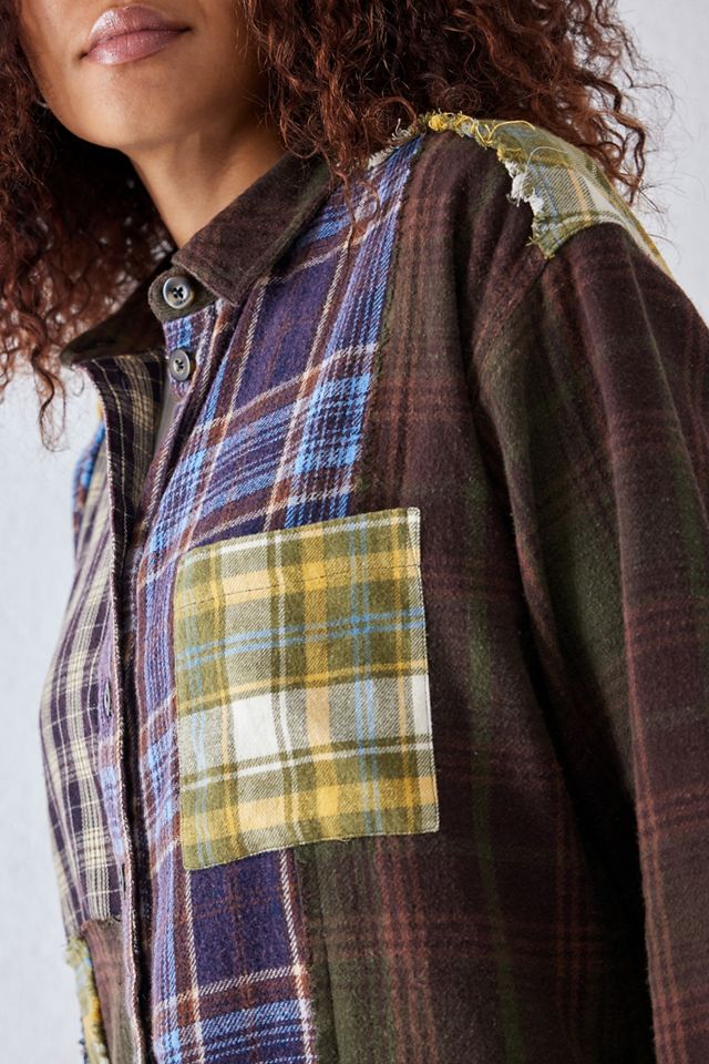 BDG Patchwork Shirt Dress  #2