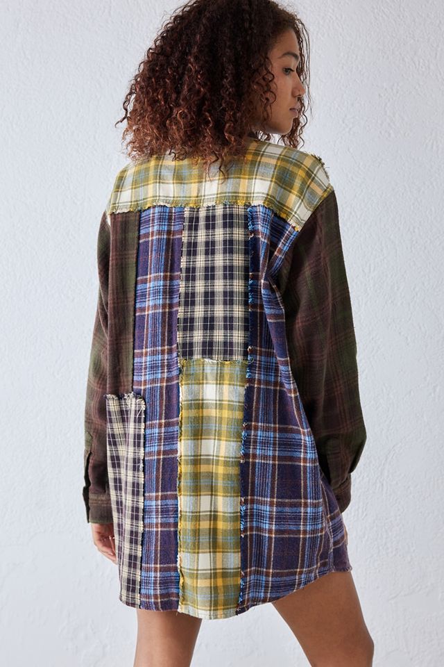 BDG Patchwork Shirt Dress  #3