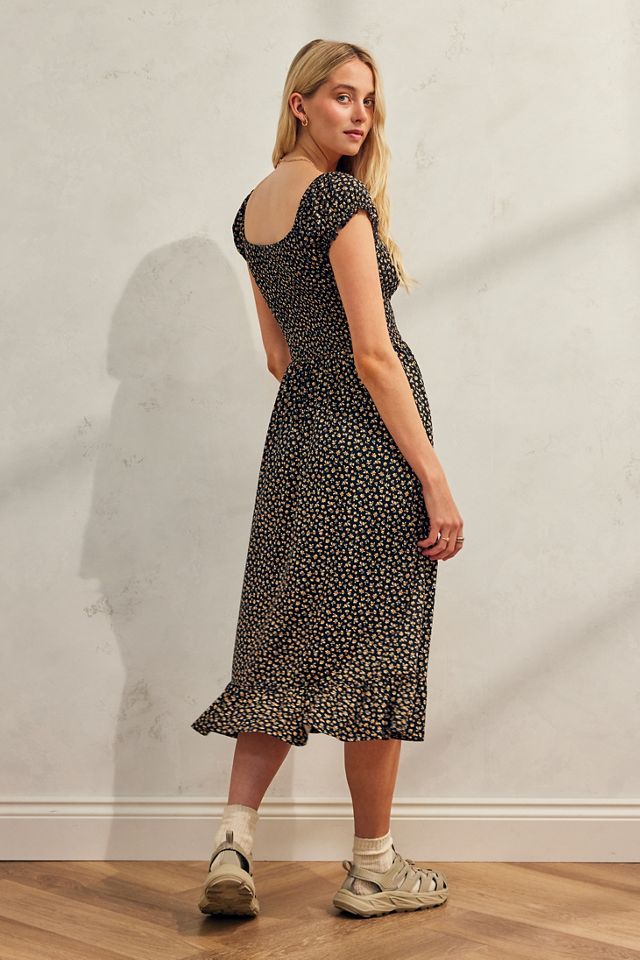 UO Tessie Floral Midi Dress #3