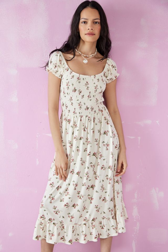 Urban outfitters hotsell white midi dress