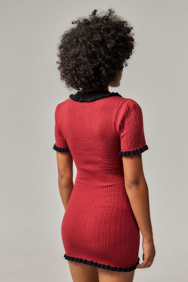 Kimchi Blue Mia Knit Collared Mini Dress #3
