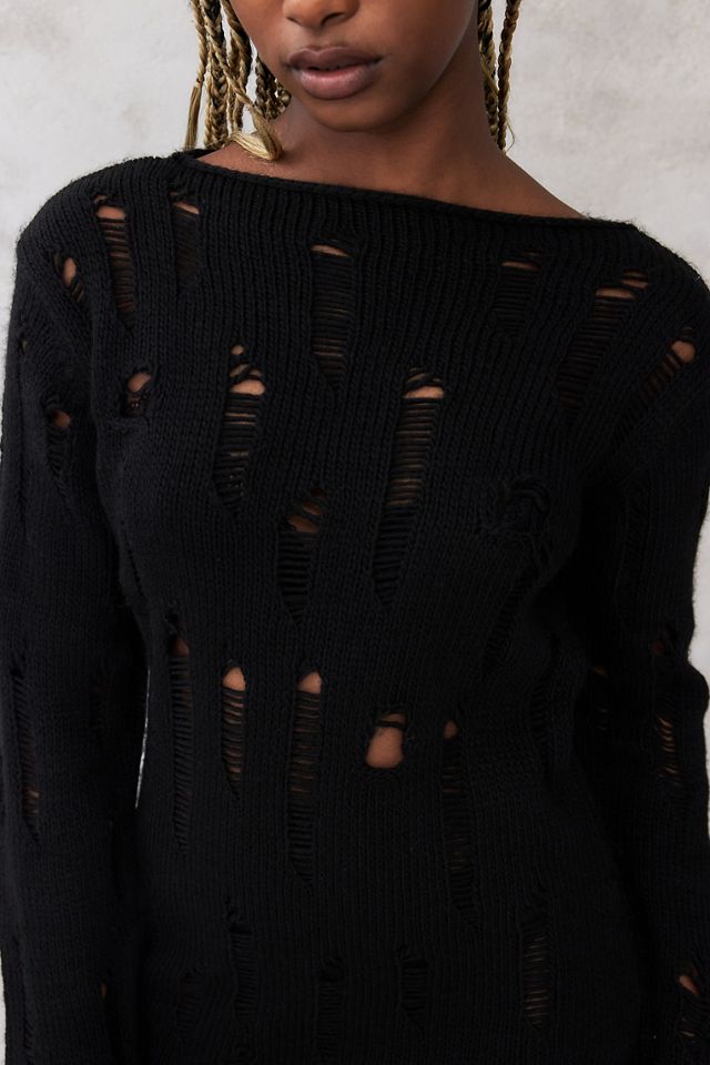 UO Hailey Open-Stitch Abito in maglia a scala #1