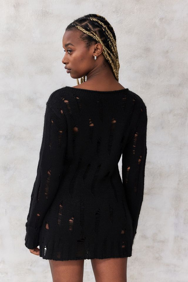 UO Hailey Open-Stitch Abito in maglia a scala #3
