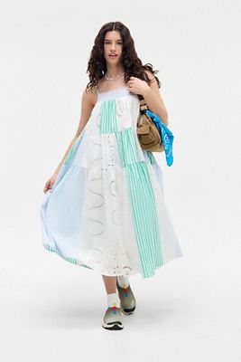 BDG Dakota Patchwork Midi Dress