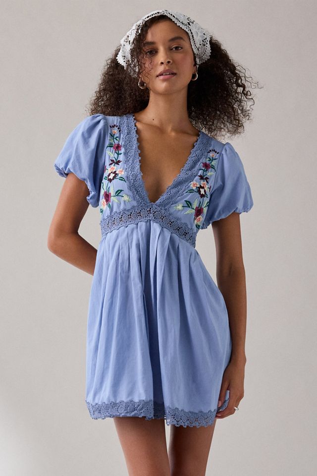 Vestido Mini Kimchi Blue Flower Fields #3