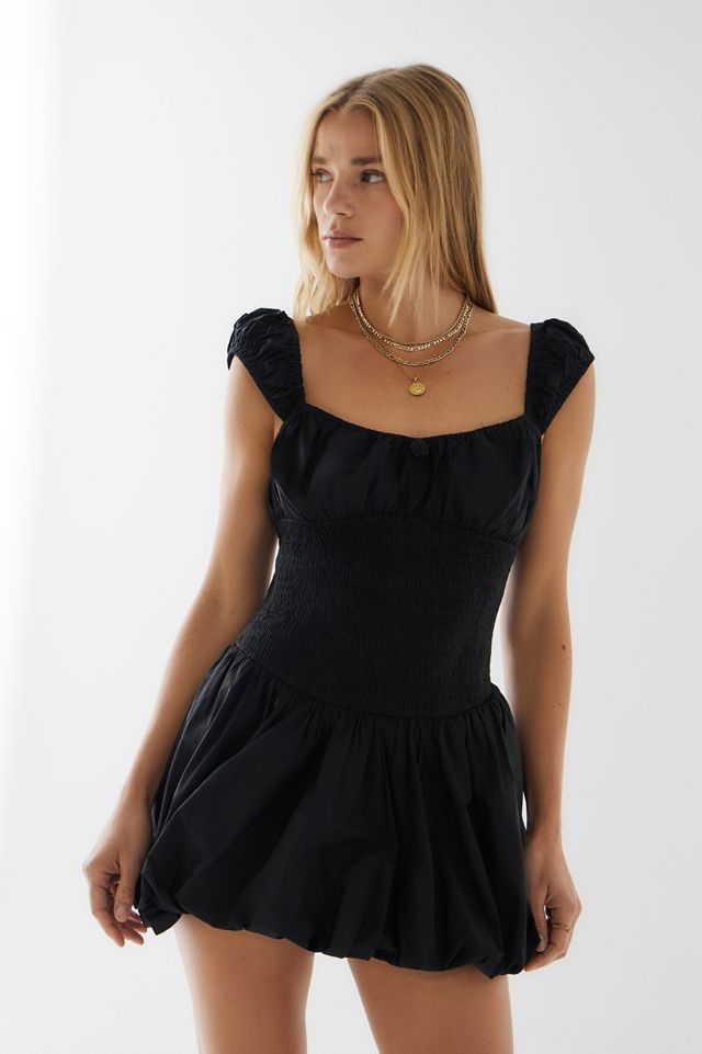 Light Before Dark Lucine Puffball Mini Dress #1