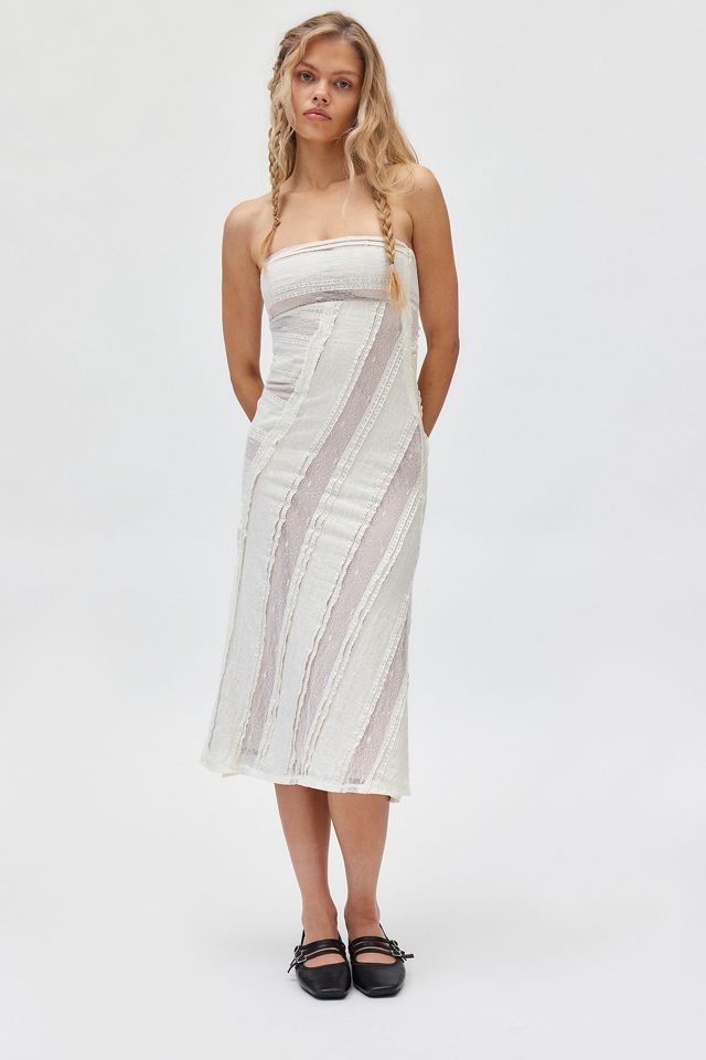 Kimchi Blue Sydney Strapless Midi Dress #2