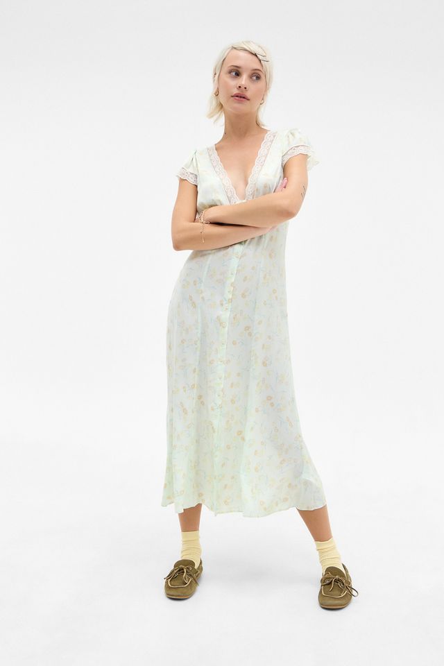 Kimchi Blue Faye Button Down Midi Dress #1