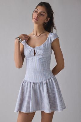 Kimchi Blue Angie Chiffon Asymmetrical Mini Dress | Urban Outfitters UK