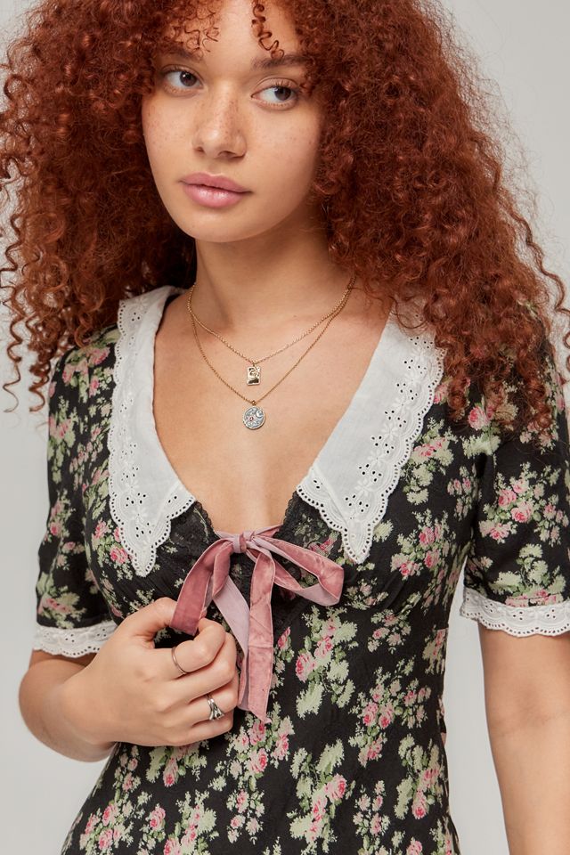 Kimchi Blue Sable Floral Midi Dress #1