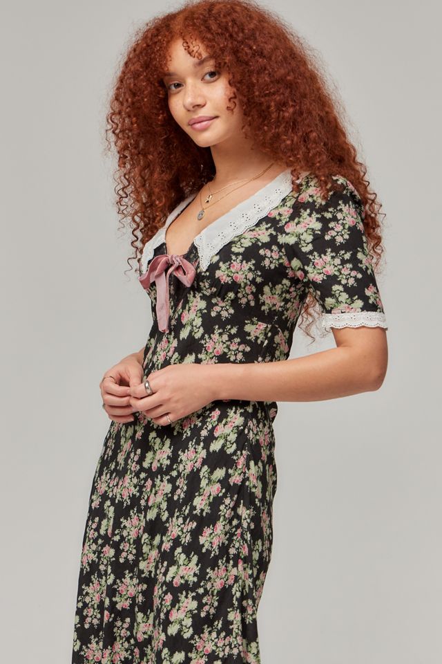 Kimchi Blue Sable Floral Midi Dress #2
