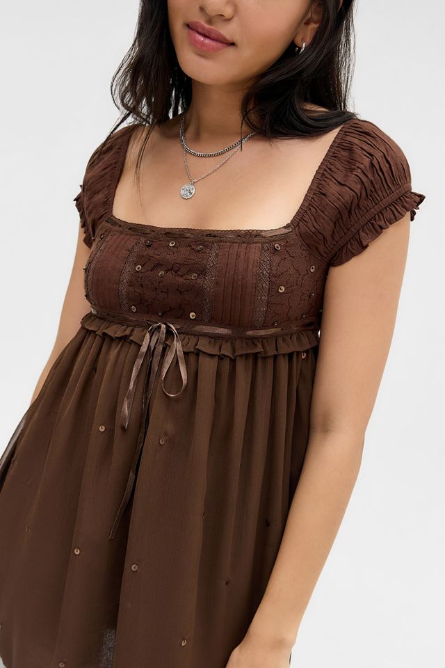 UO Piper Babydoll Mini Dress #1